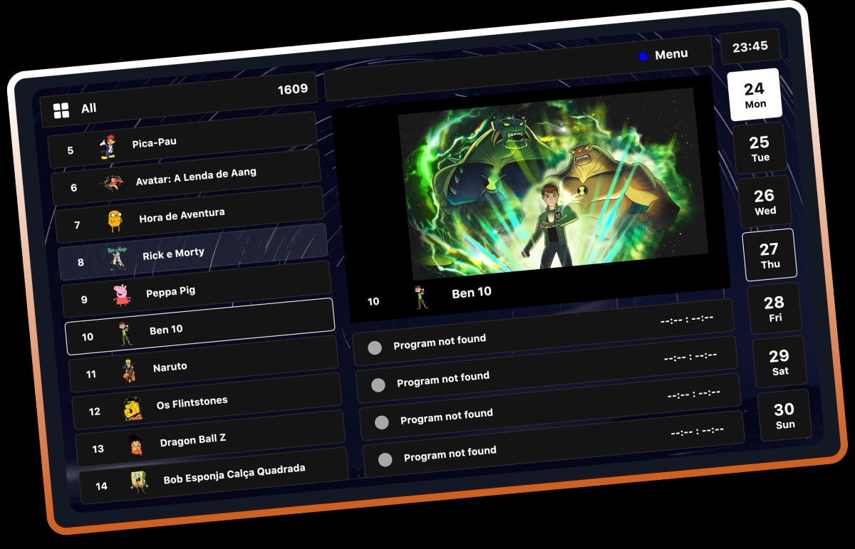 IBO Premium channel guide